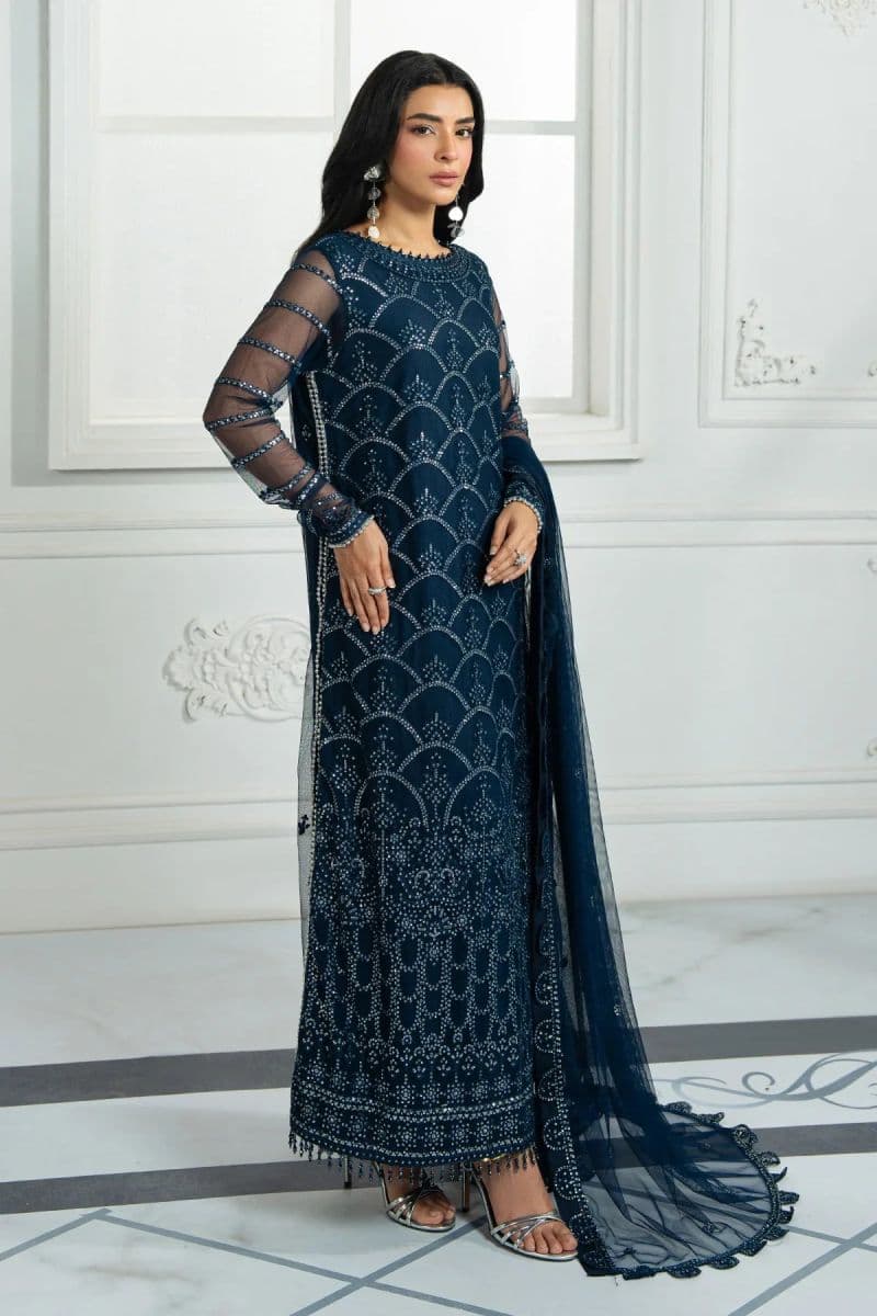 Embroidered Raw Silk Unstitched Suit (ZRI-02) thumbnail