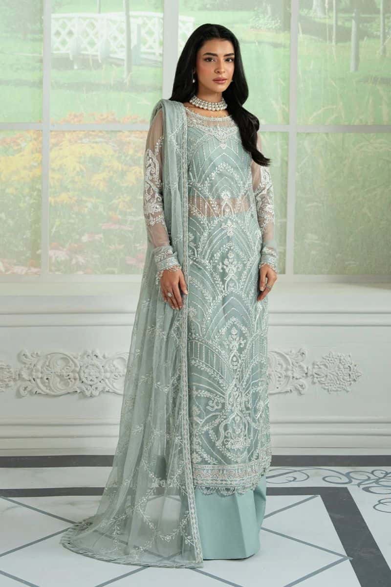Embroidered Raw Silk Unstitched Suit (ZRI-01)