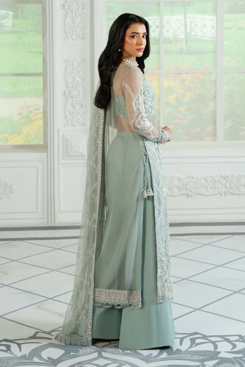 Embroidered Raw Silk Unstitched Suit (ZRI-01) - alternate view