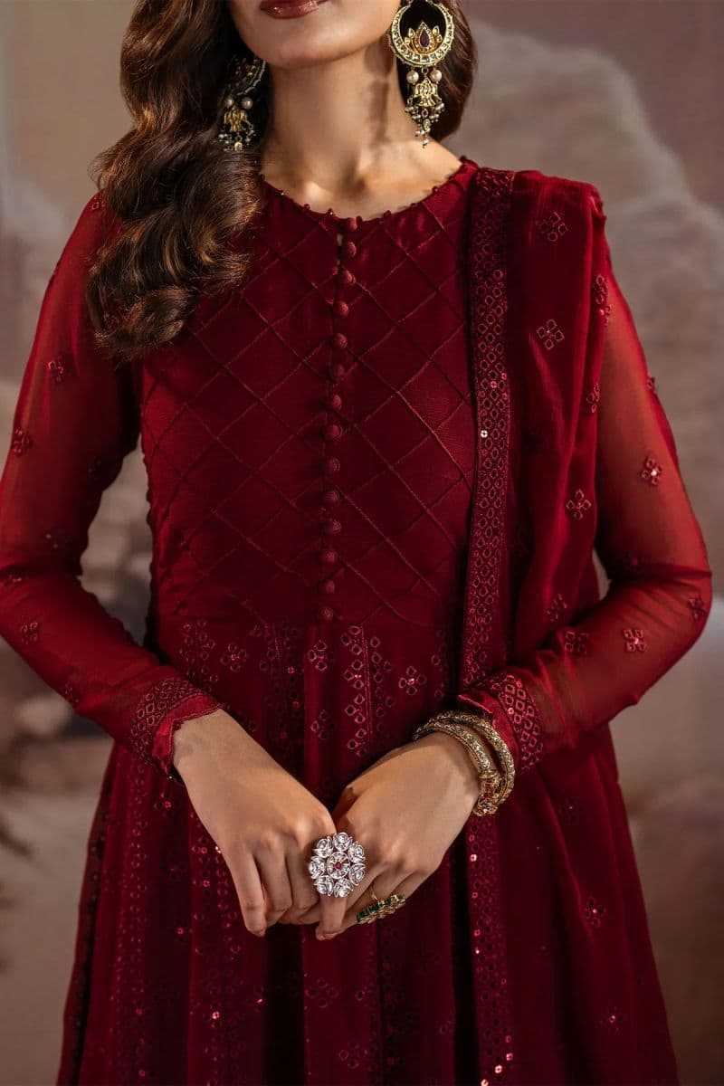 Embroidered Raw Silk Ready-to-Wear Suit (EMC-07) thumbnail