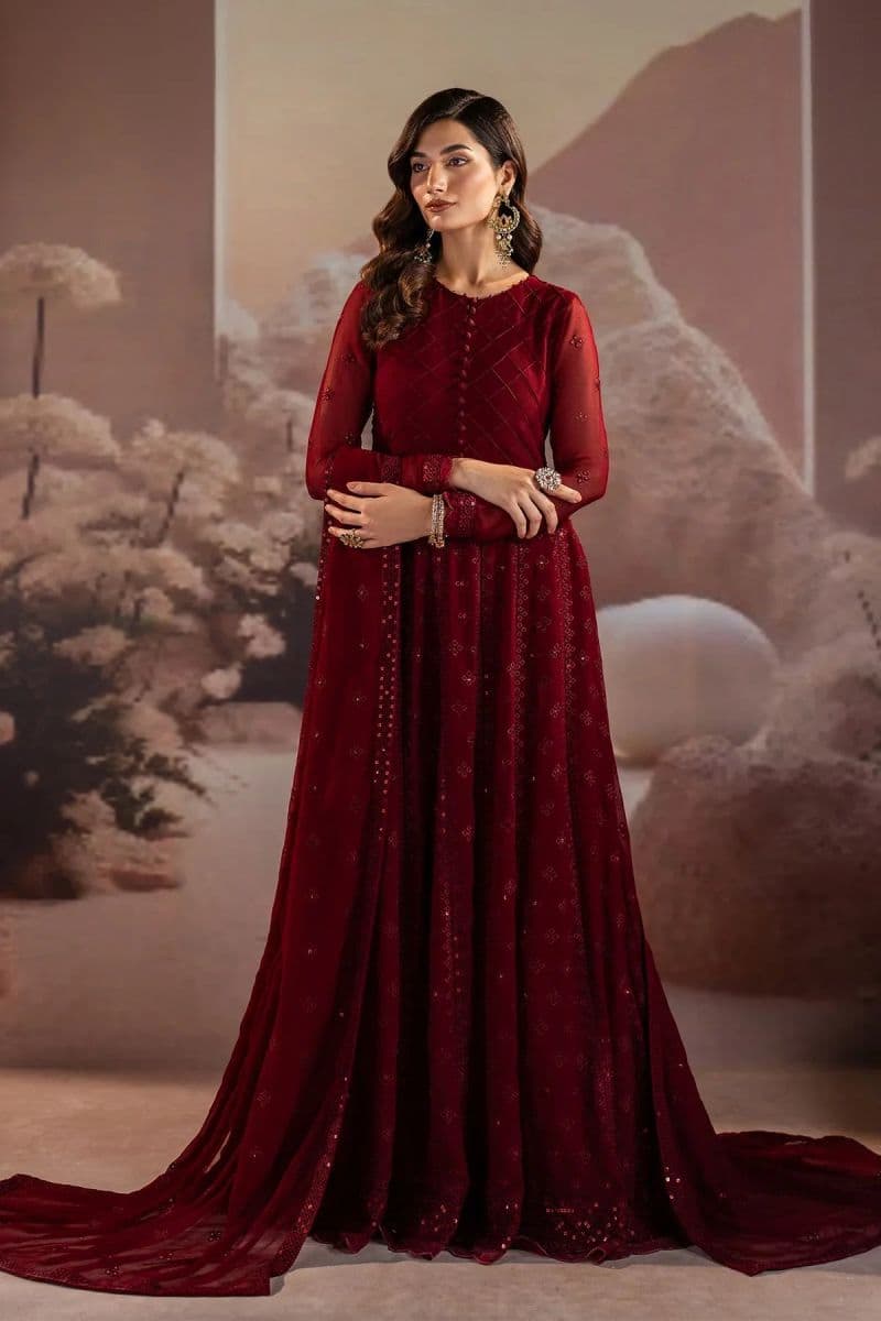 Embroidered Raw Silk Ready-to-Wear Suit (EMC-07) thumbnail