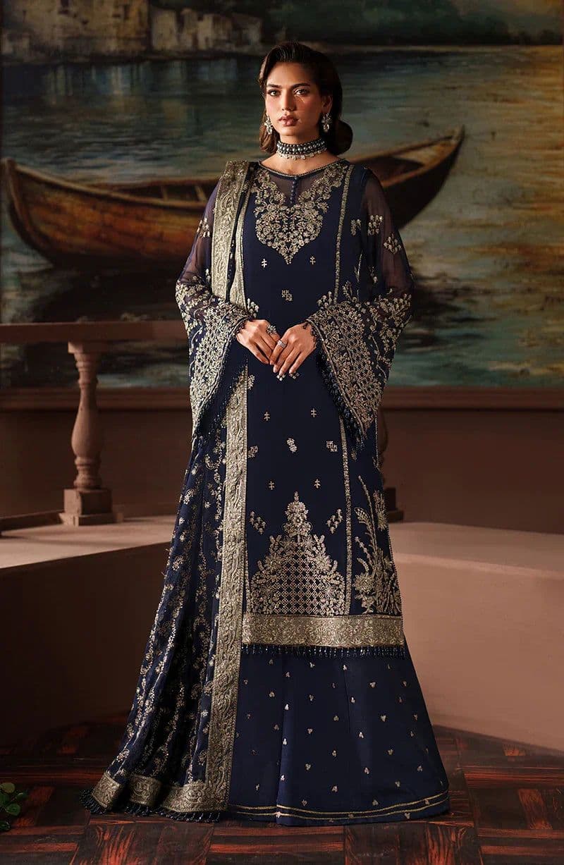 Embroidered Raw Silk Unstitched Suit (PRC-06) thumbnail