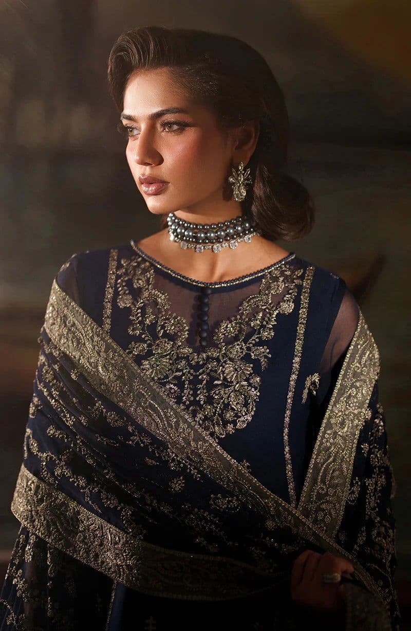 Embroidered Raw Silk Unstitched Suit (PRC-06) thumbnail