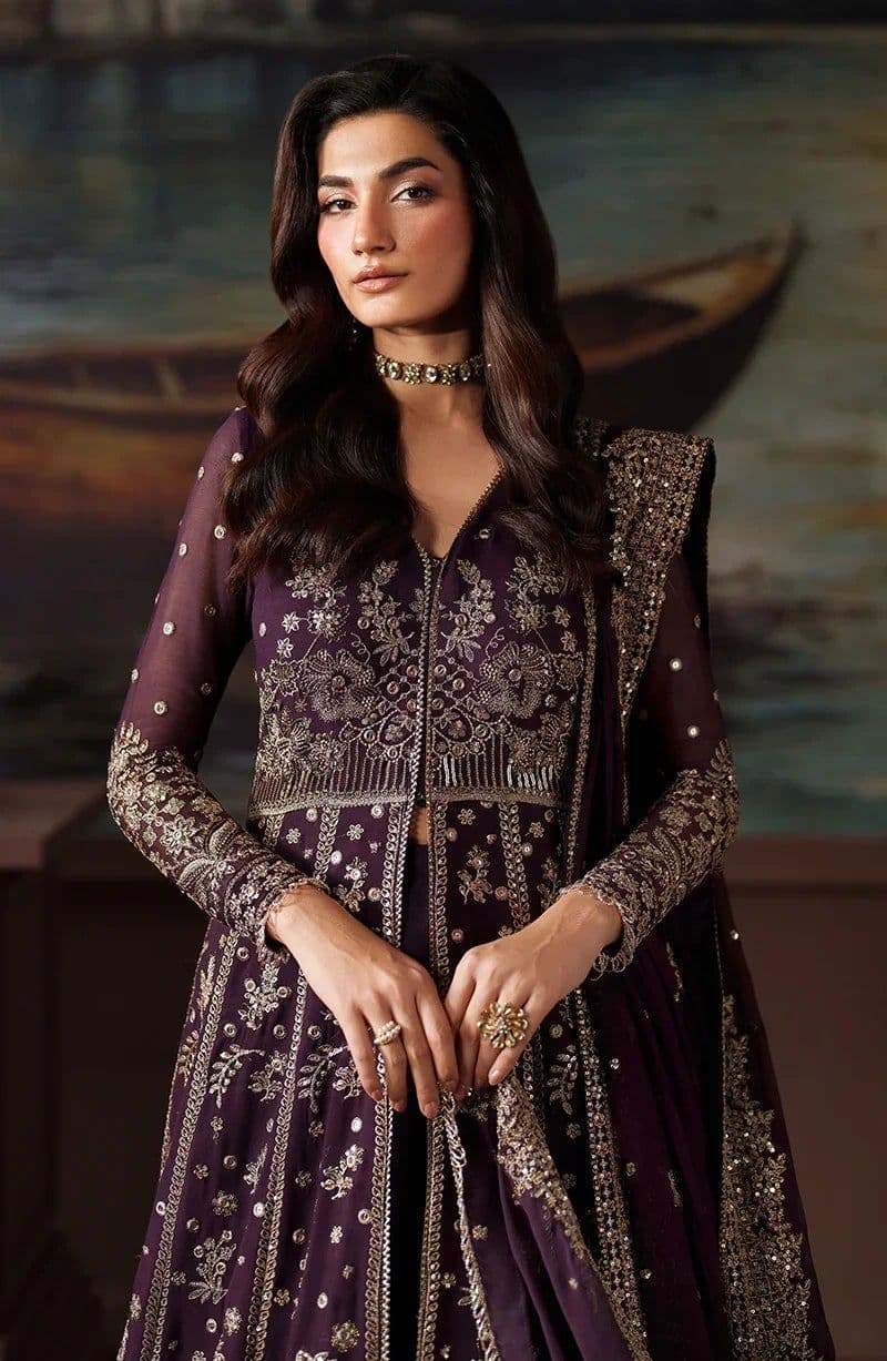 Embroidered Raw Silk Unstitched Suit (PRC-01) thumbnail