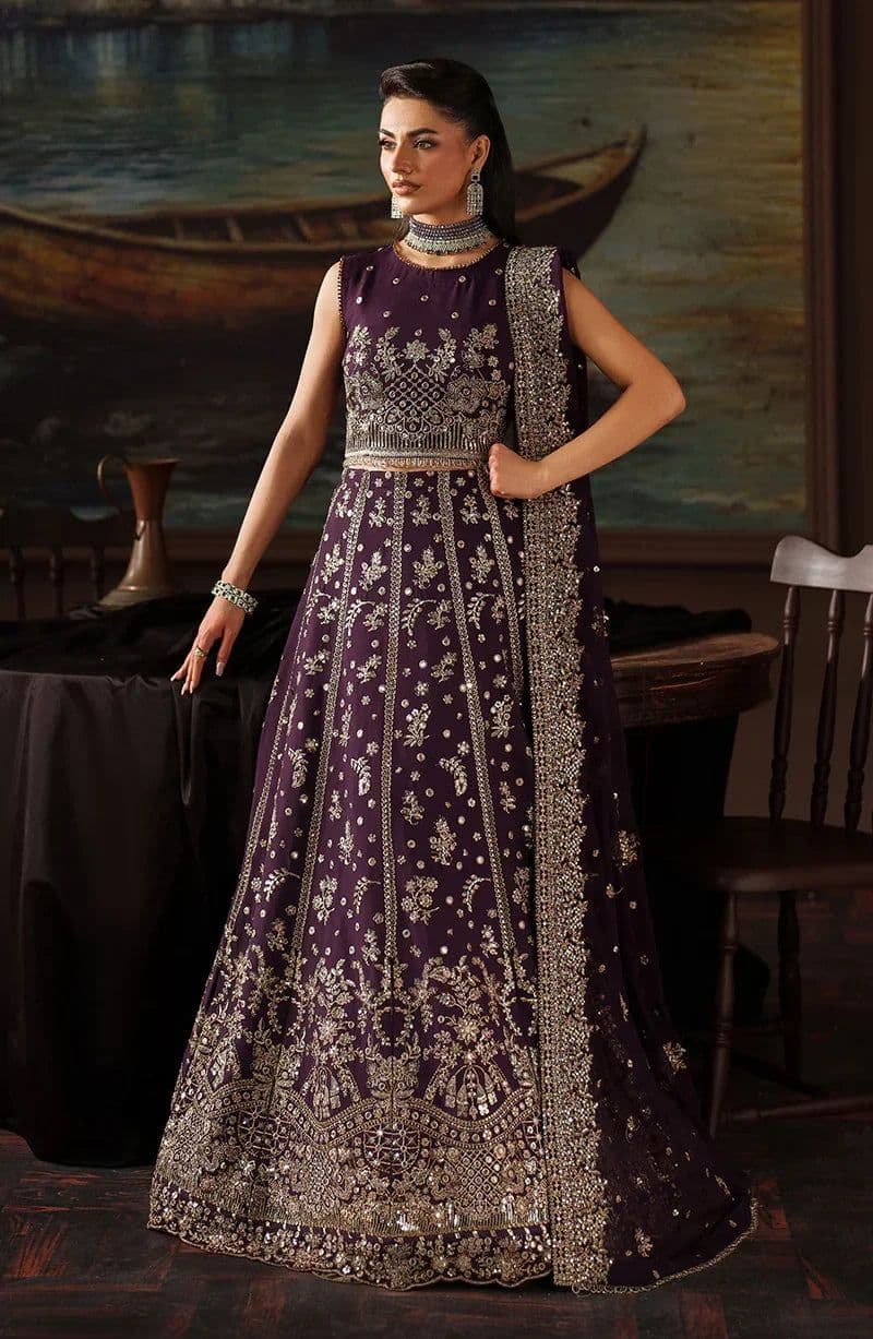 Embroidered Raw Silk Ready-to-Wear Suit (PRC-01) thumbnail