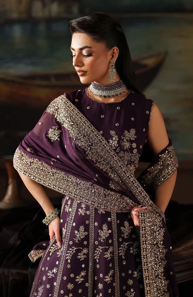 Embroidered Raw Silk Ready-to-Wear Suit (PRC-01) thumbnail