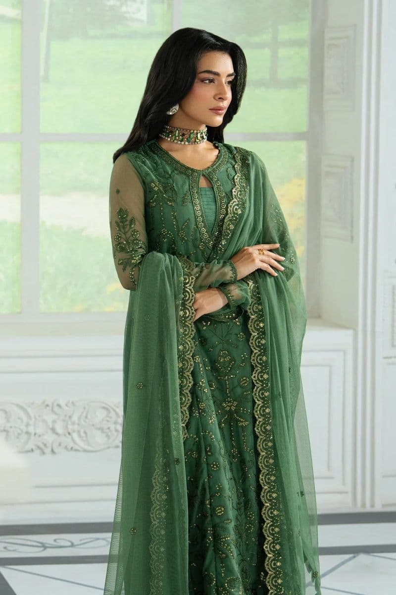 Embroidered Raw Silk Ready-to-Wear Suit (ZRI-07) thumbnail