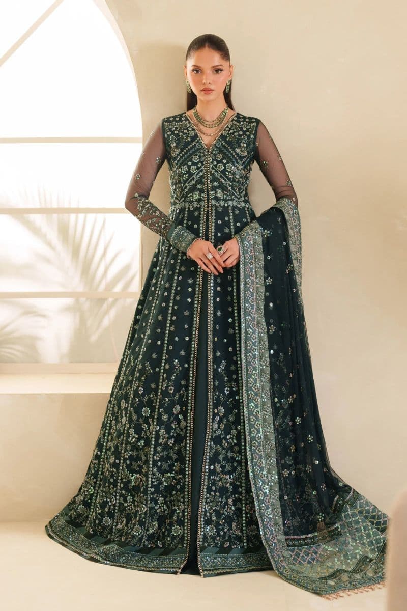 Embroidered Raw Silk Unstitched Suit thumbnail