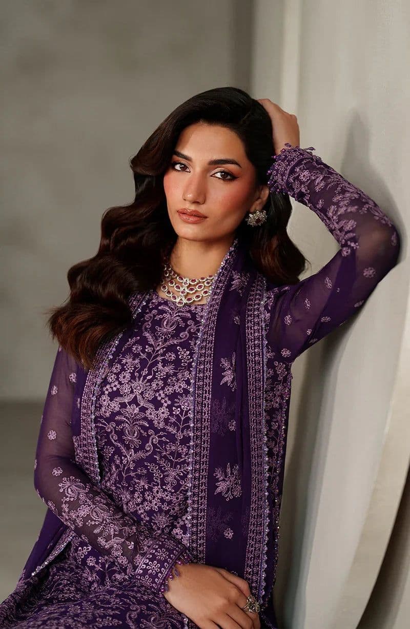 Embroidered Raw Silk Unstitched Suit (MT-07) thumbnail