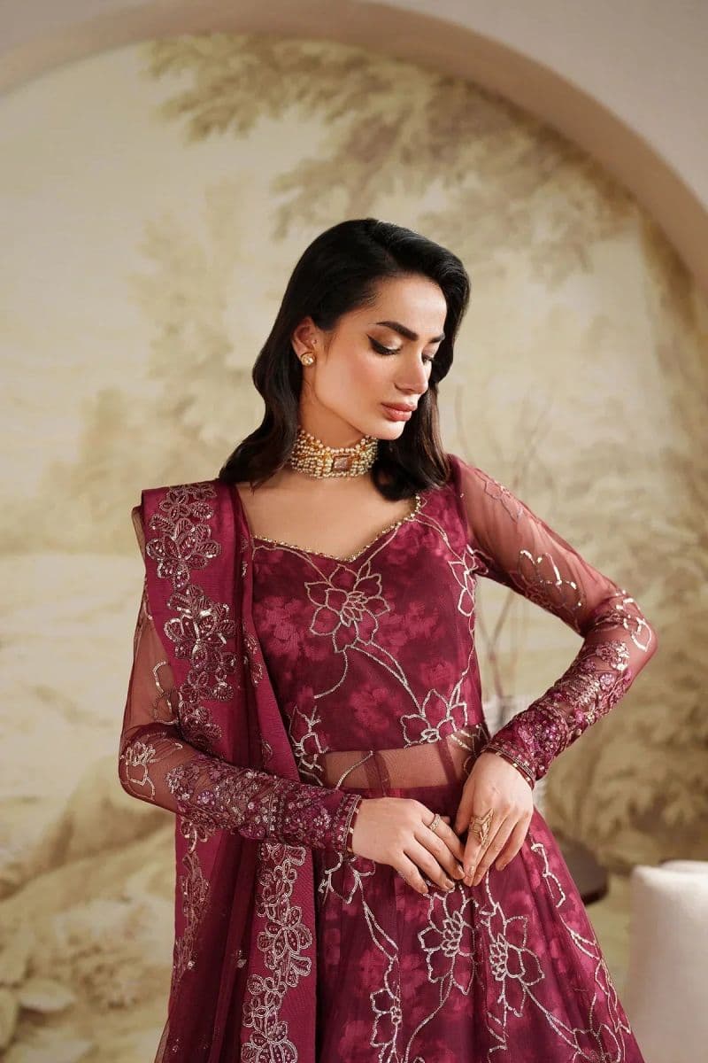 Embroidered Raw Silk 2 Piece Unstitched Suit (ZPE-07) thumbnail