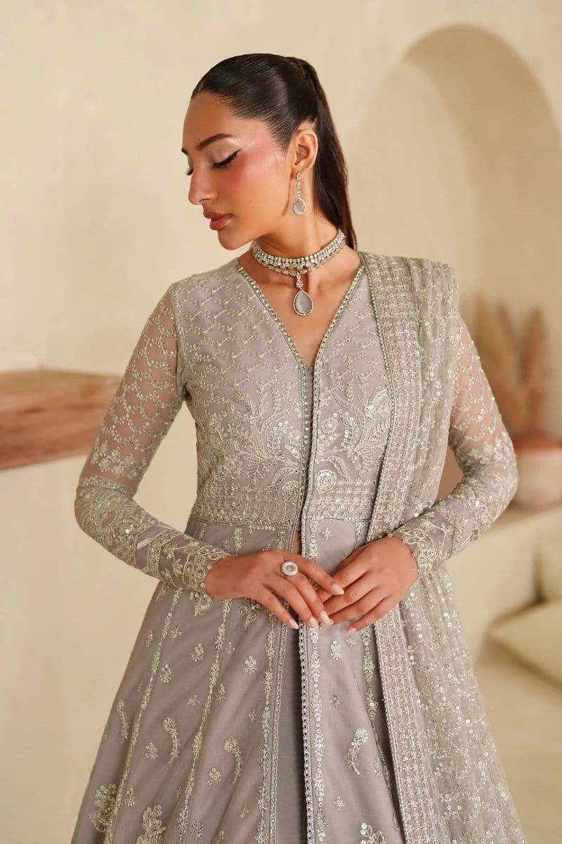 Embroidered Raw Silk 3 Piece Unstitched Suit thumbnail