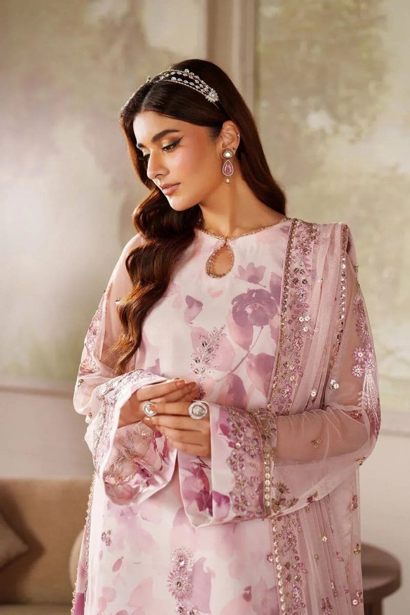 Embroidered Raw Silk Unstitched Suit (ZPE-06) thumbnail