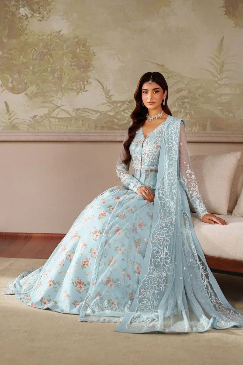 Embroidered Raw Silk Unstitched Suit (ZPE-02) thumbnail