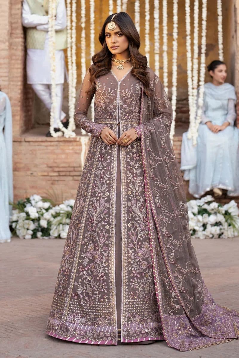 Embroidered Raw Silk Unstitched Suit thumbnail