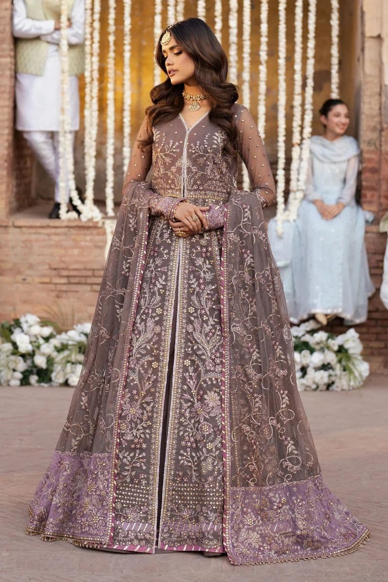 Embroidered Raw Silk Unstitched Suit thumbnail