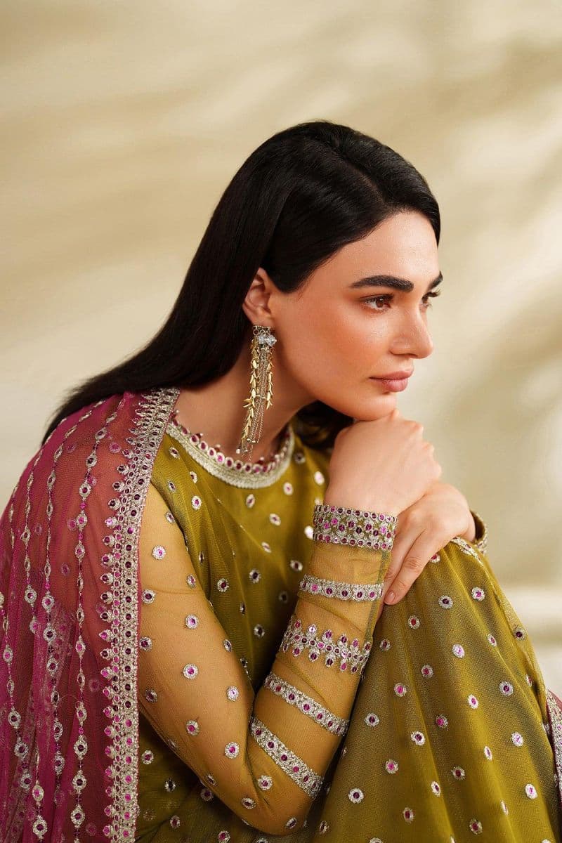 Embroidered Raw Silk Unstitched Suit (RFE-05) thumbnail