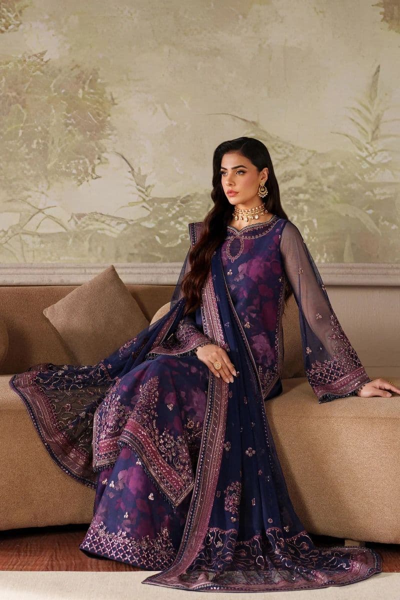 Embroidered Raw Silk 2 Piece Unstitched Suit (ZPE-03) thumbnail