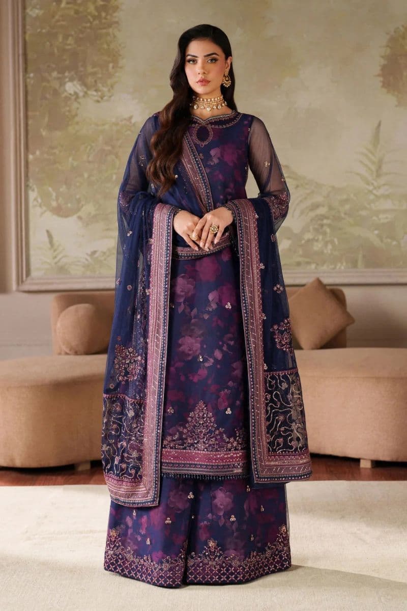Embroidered Raw Silk 2 Piece Unstitched Suit (ZPE-03) thumbnail
