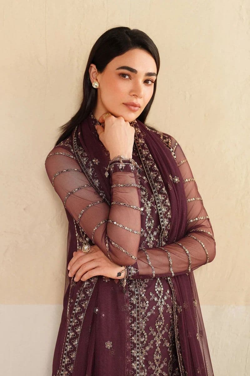 Embroidered Unstitched Suit (RFE-01) thumbnail