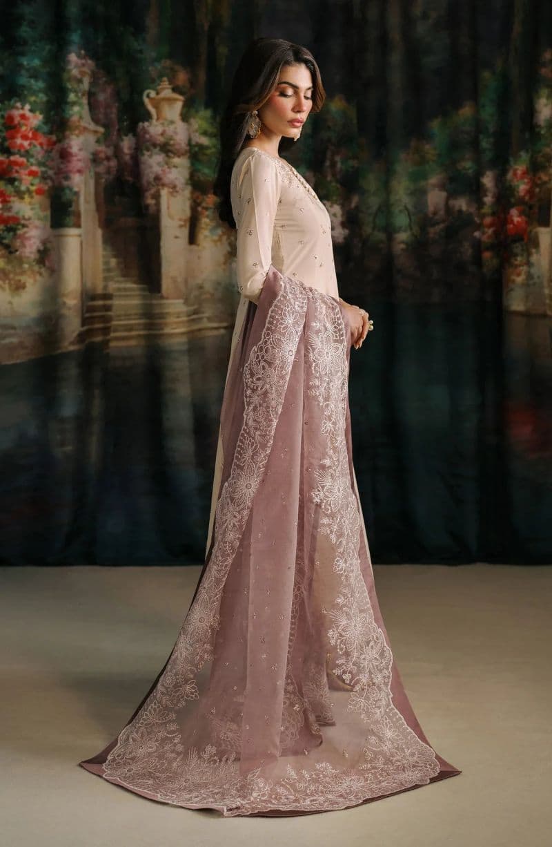 Embroidered Raw Silk Unstitched Suit (RW-01) thumbnail