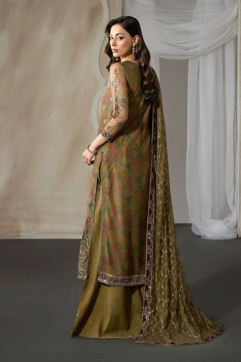 Embroidered Raw Silk Ready-to-Wear Suit (PE-05) thumbnail