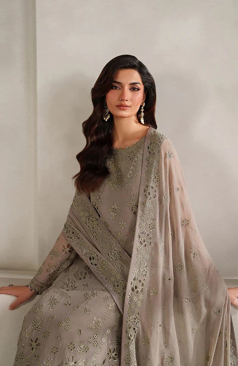 Embroidered Raw Silk Ready-to-Wear Suit (MT-08) thumbnail