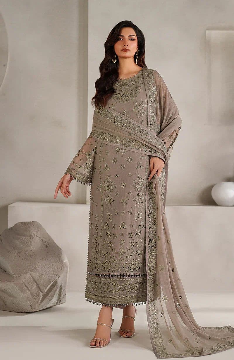 Embroidered Raw Silk Ready-to-Wear Suit (MT-08) thumbnail