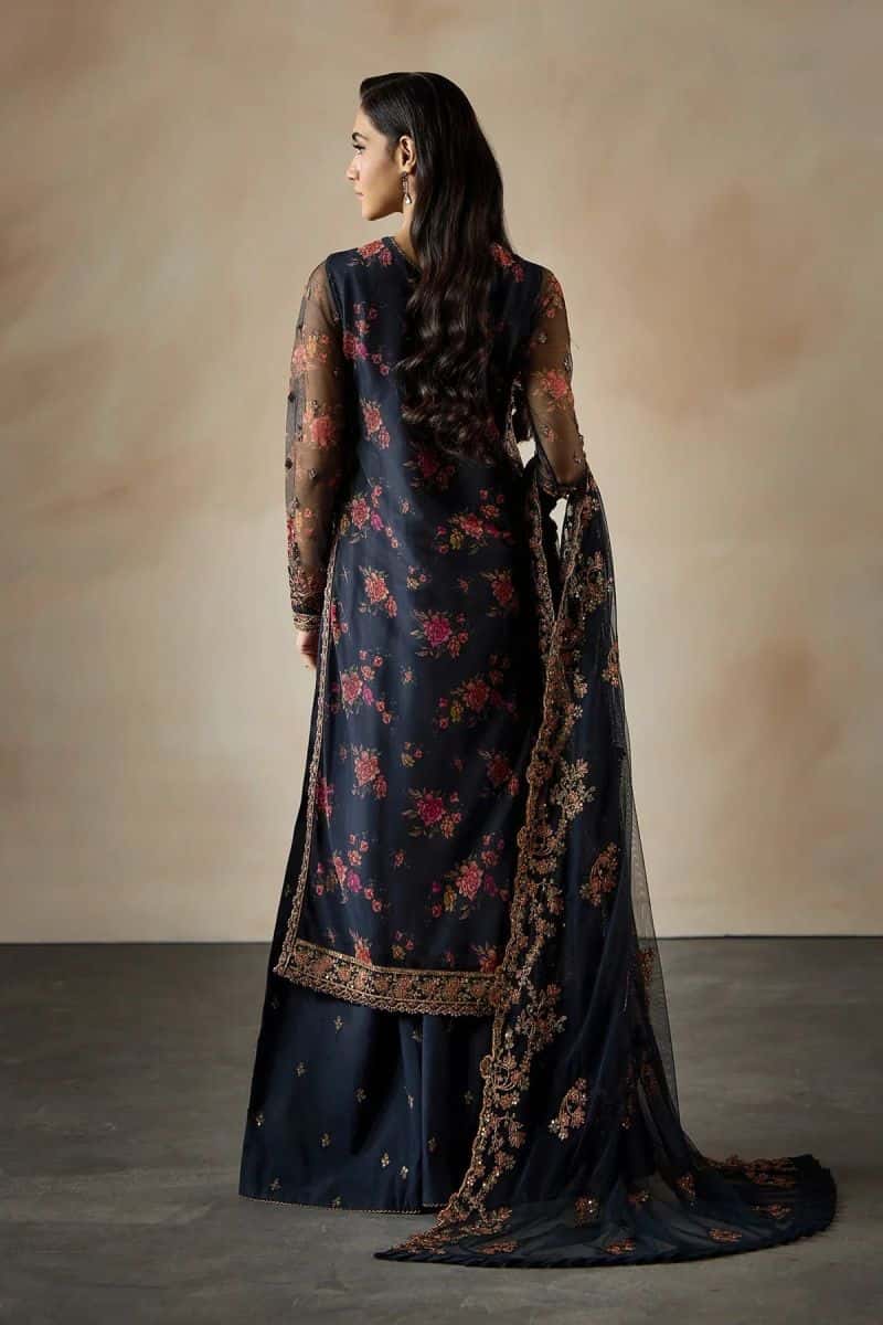 Embroidered Raw Silk Ready-to-Wear Suit (PE-01) - alternate view