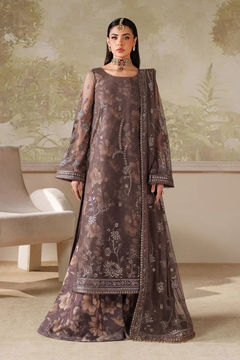 Embroidered Raw Silk Unstitched Suit (ZPE-08) thumbnail