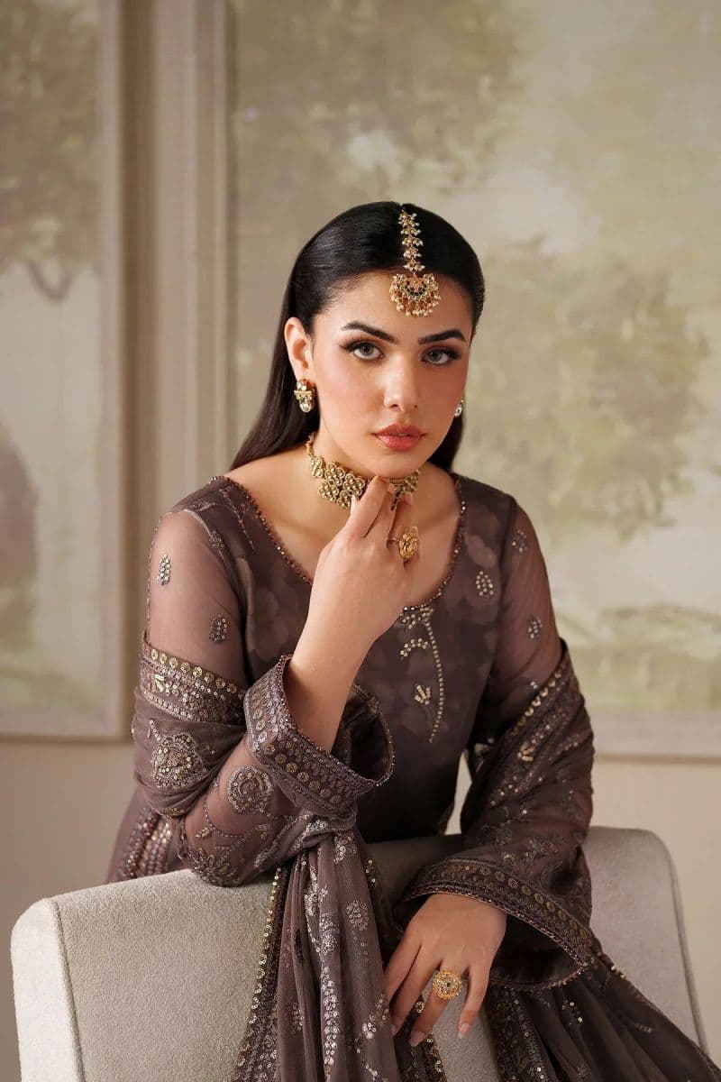 Embroidered Raw Silk Unstitched Suit (ZPE-08) thumbnail
