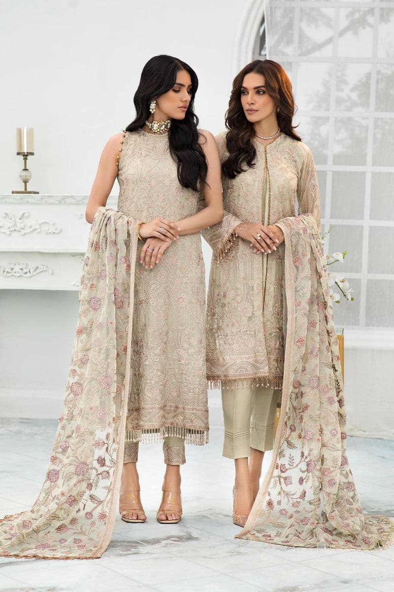 Embroidered Raw Silk Unstitched Suit (ZDL-02) thumbnail
