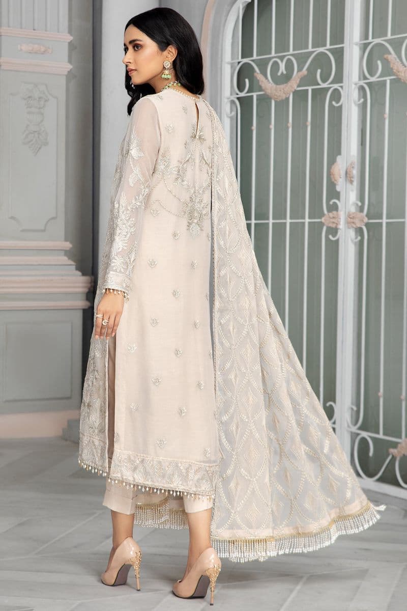 Embroidered Raw Silk Unstitched Suit thumbnail
