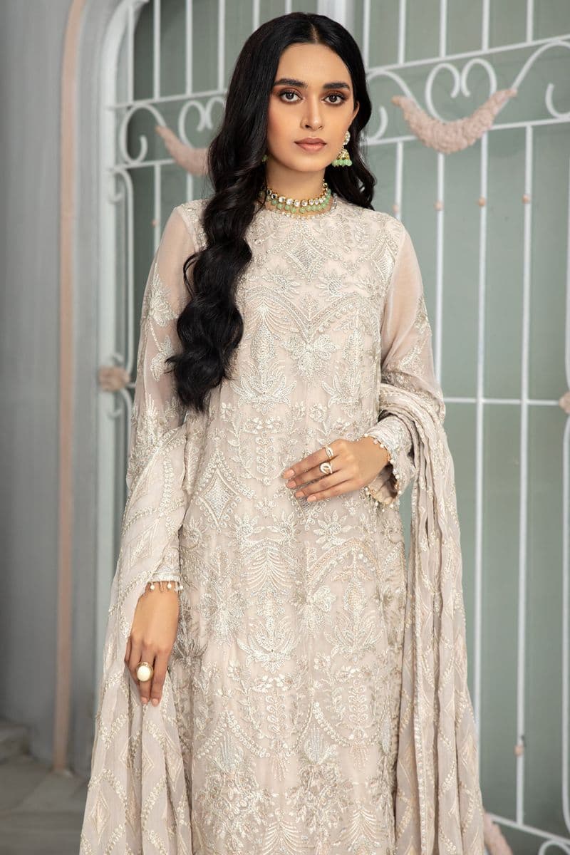 Embroidered Raw Silk Unstitched Suit thumbnail