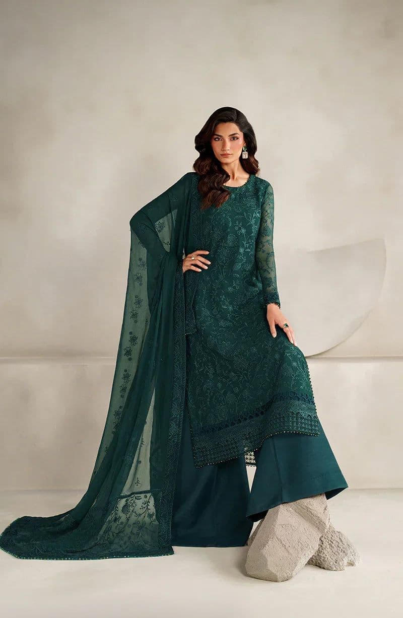Embroidered Raw Silk Ready-to-Wear Suit (MT-06) thumbnail