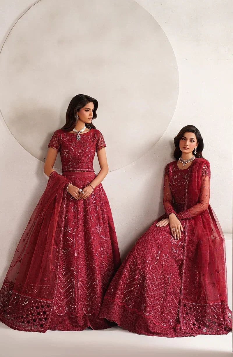 Embroidered Raw Silk 2 Piece Ready-to-Wear Suit (MT-01) thumbnail