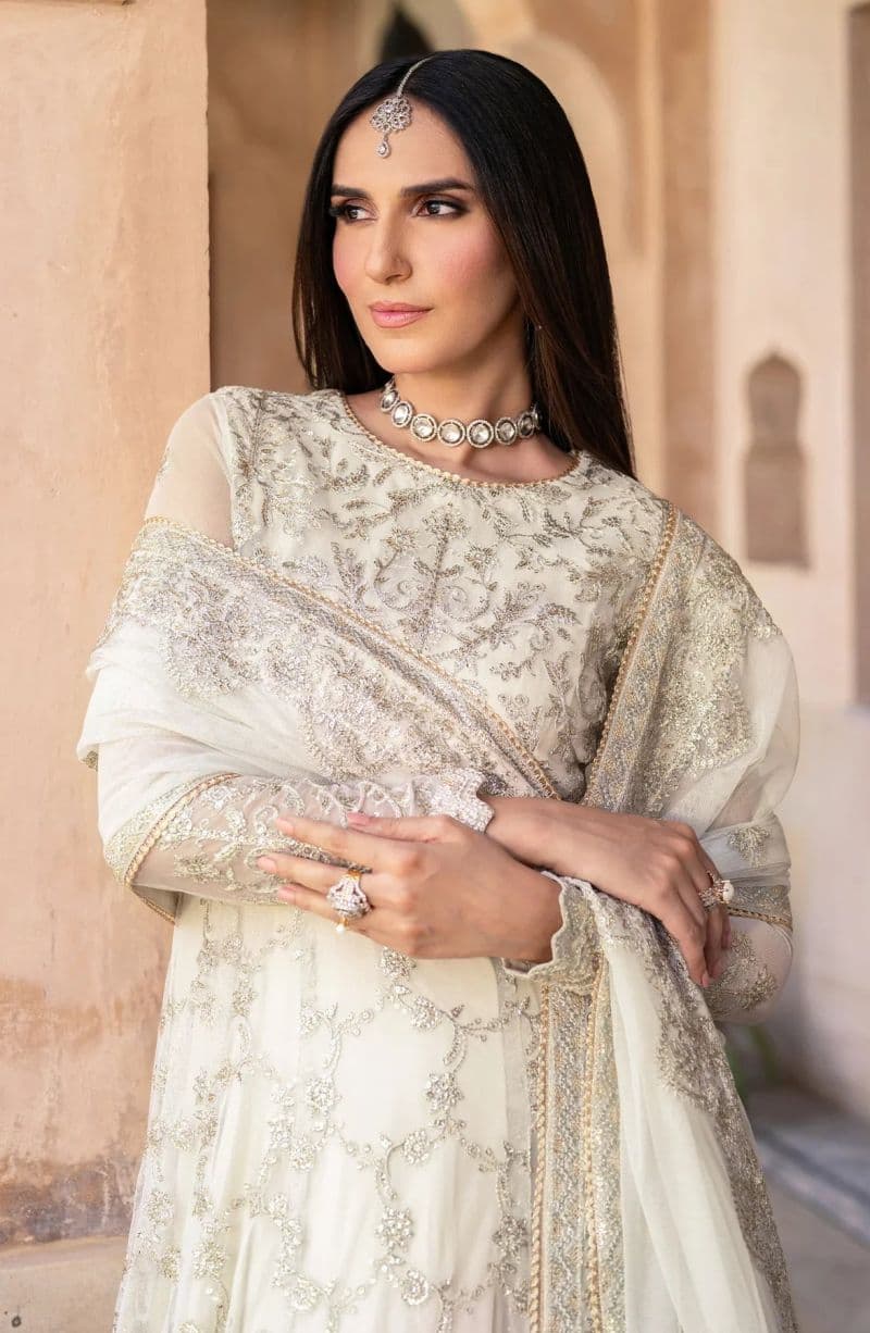 Embroidered Raw Silk Ready-to-Wear Suit (SBA-02) thumbnail