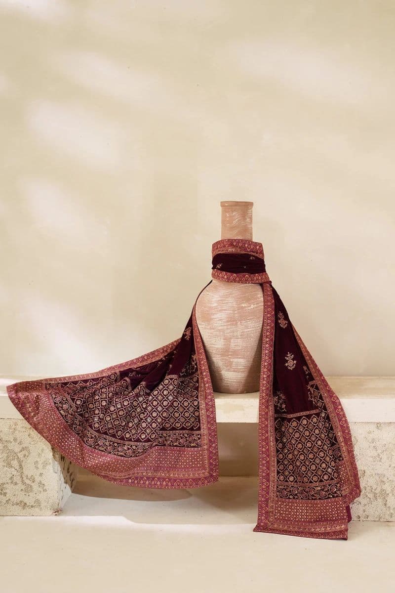 Embroidered Raw Silk Ready-to-Wear Suit (VS-02-RTD) thumbnail