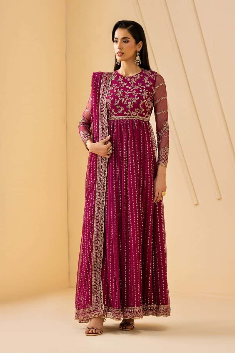 Embroidered Silk Unstitched Suit