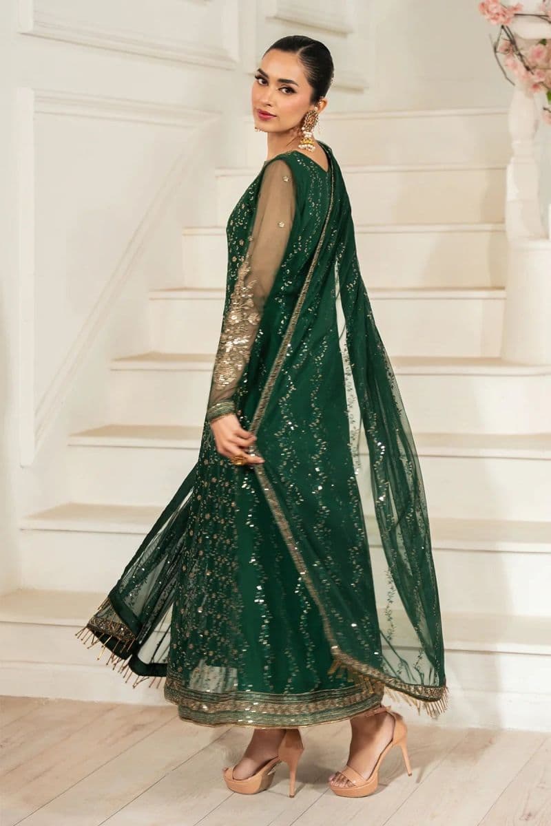 Embroidered Raw Silk Ready-to-Wear Suit (ZNAF-03) thumbnail