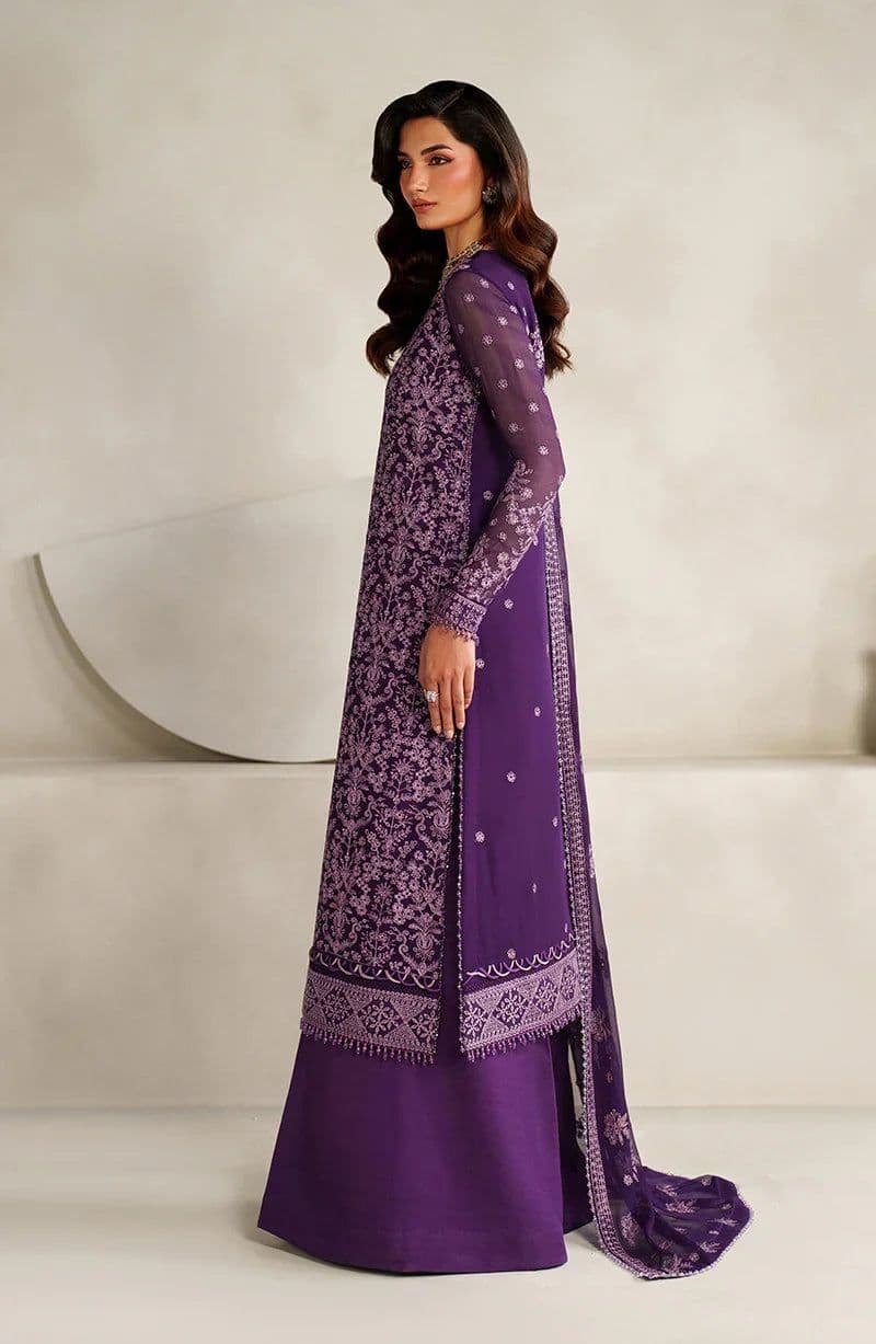 Embroidered Raw Silk Ready-to-Wear Suit (MT-07) thumbnail