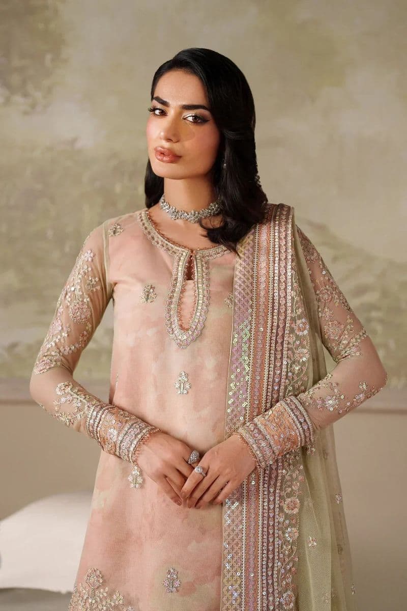 Embroidered Raw Silk Unstitched Suit (ZPE-04) thumbnail