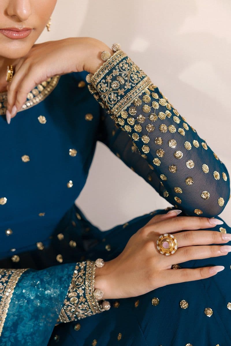 Embroidered Chiffon Unstitched Suit thumbnail