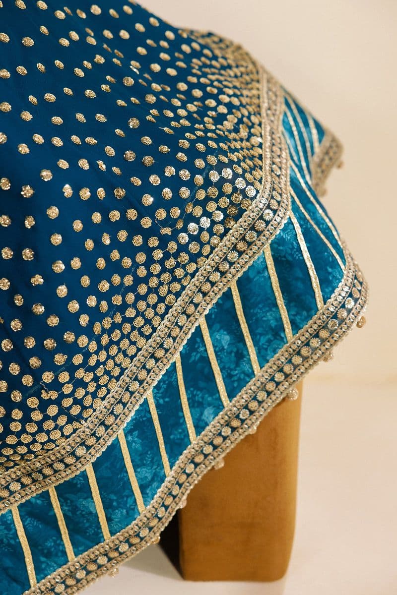 Embroidered Chiffon Unstitched Suit thumbnail