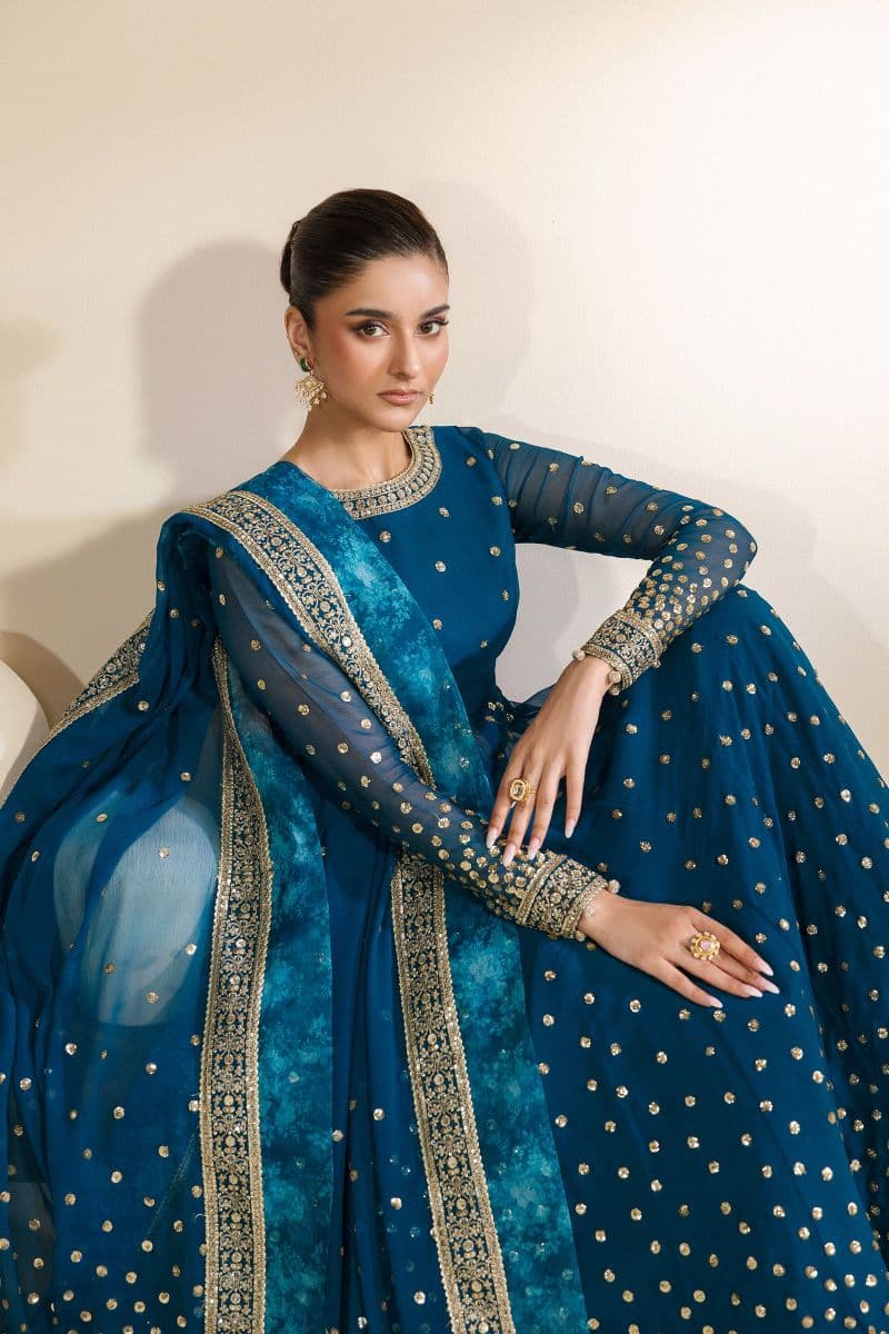 Embroidered Chiffon Unstitched Suit thumbnail