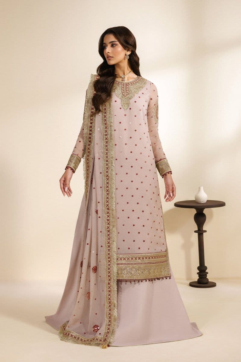 Embroidered Chiffon 2 Piece Unstitched Suit thumbnail