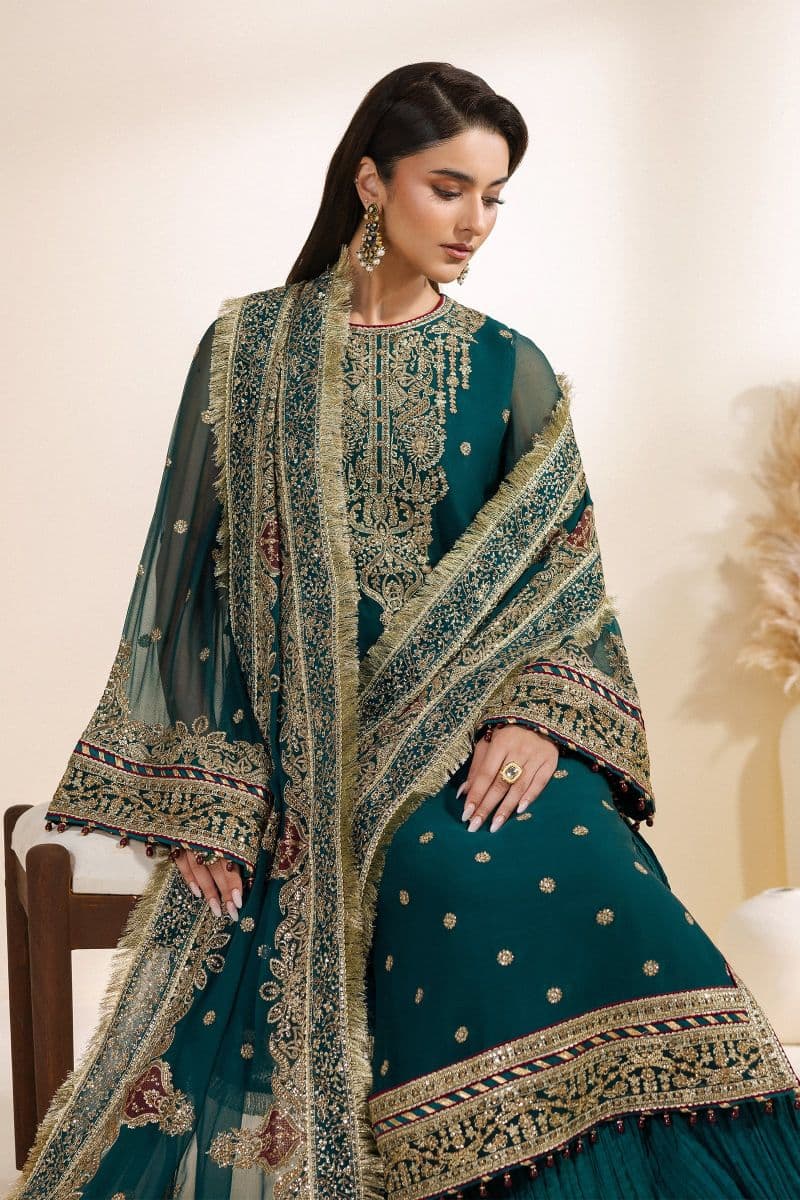 Embroidered Chiffon Unstitched Suit thumbnail