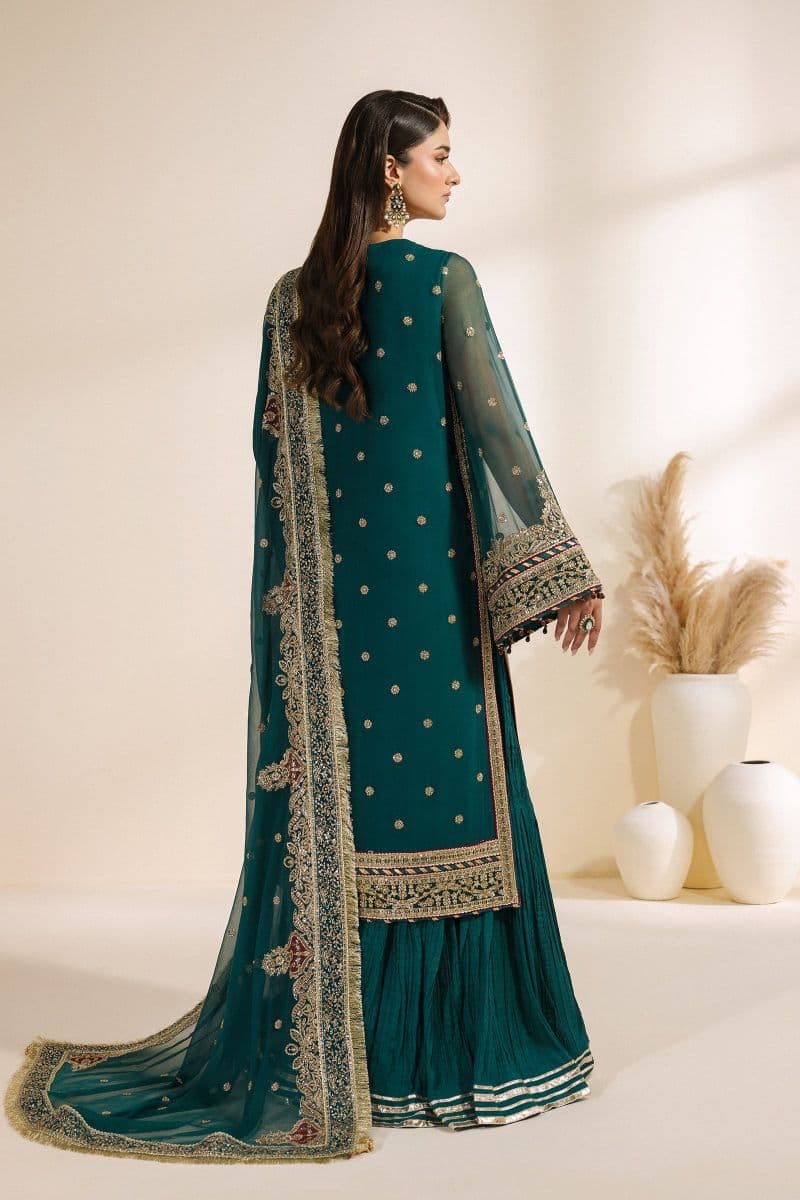 Embroidered Chiffon Unstitched Suit thumbnail