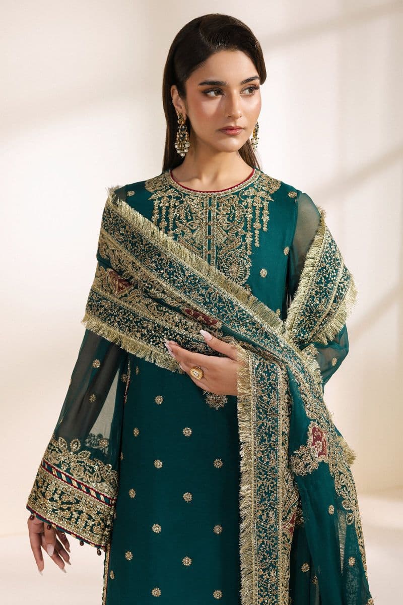 Embroidered Chiffon Unstitched Suit thumbnail