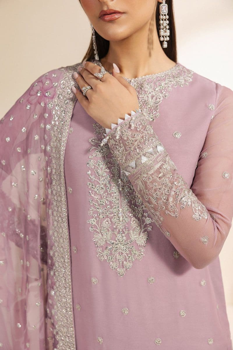 Embroidered Chiffon Unstitched Suit thumbnail