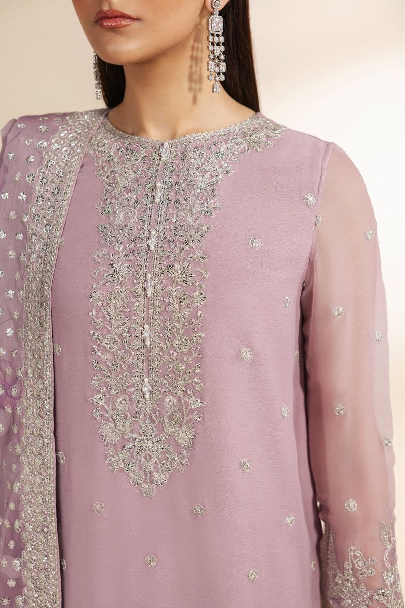 Embroidered Chiffon Unstitched Suit thumbnail